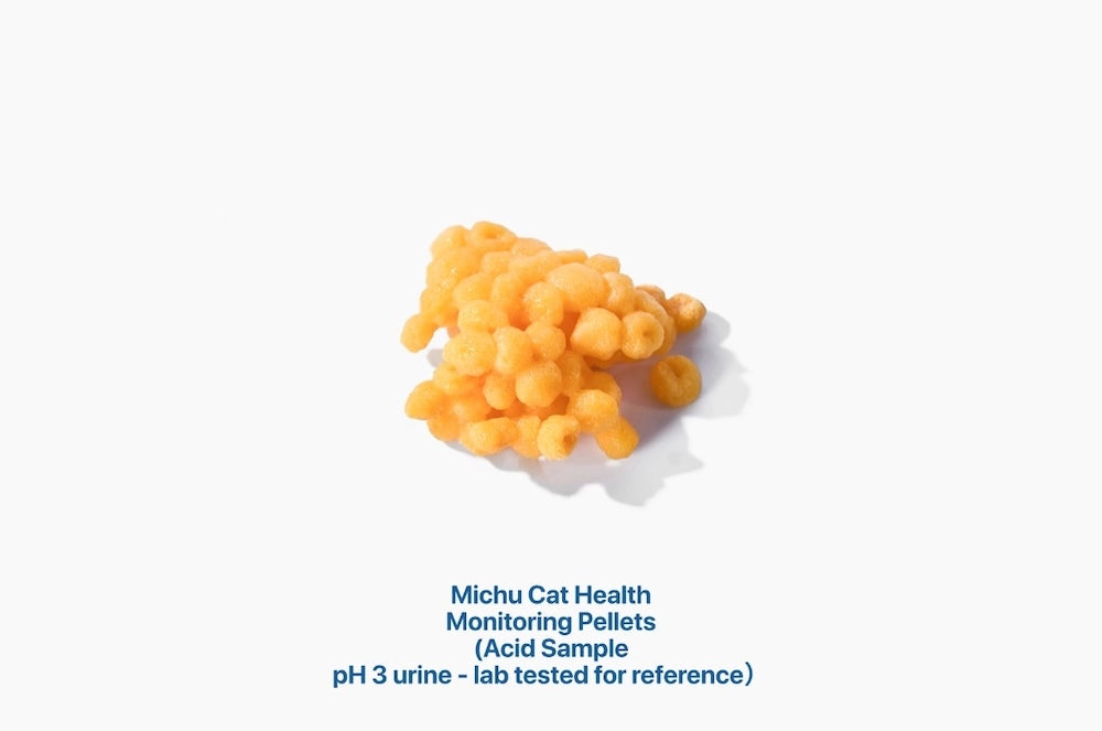 Michu Cat Health Monitoring Pellets | pH Indicator for Early Urinary Wellness Detection