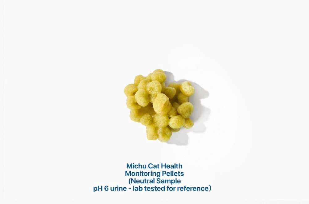 Michu Cat Health Monitoring Pellets | pH Indicator for Early Urinary Wellness Detection