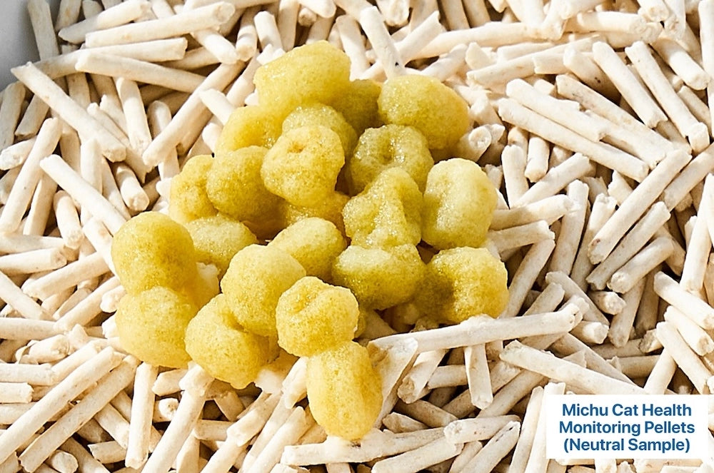 Michu Cat Health Monitoring Pellets | pH Indicator for Early Urinary Wellness Detection