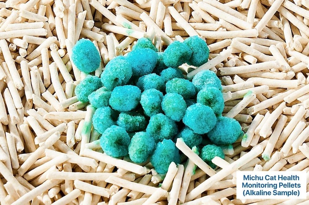 Michu Cat Health Monitoring Pellets | pH Indicator for Early Urinary Wellness Detection